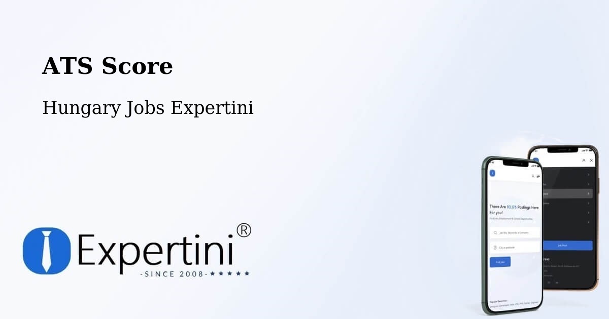 Resume ATS Score & Job Description Match Tool – Zirc - Hungary Jobs Expertini