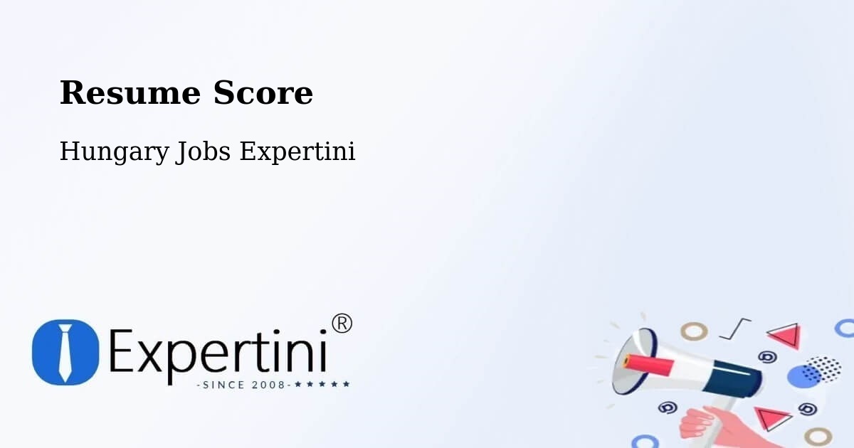 Resume Score & Job Description Match Tool – Zirc - Hungary Jobs Expertini